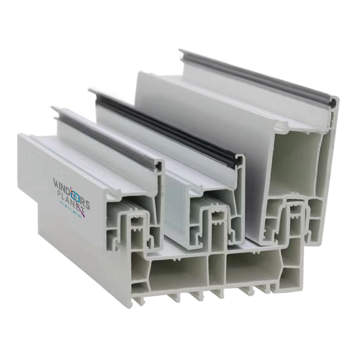 uPVC profile section